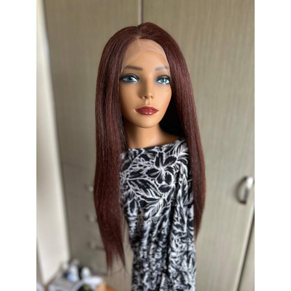 Premium heat-friendly synthetic/human hair BLEND LACEFRONT WIG